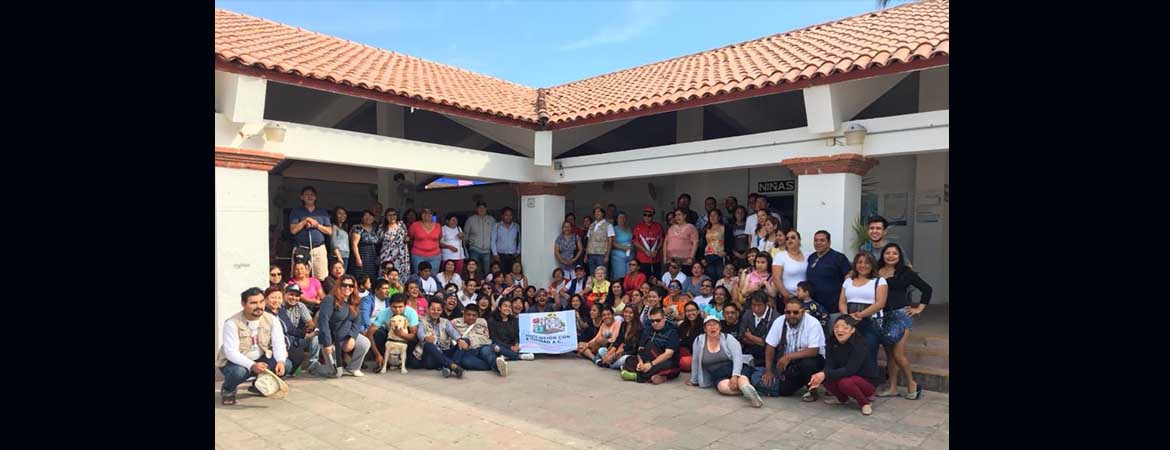 Foto grupal en Nayarit de nuestro viajes
